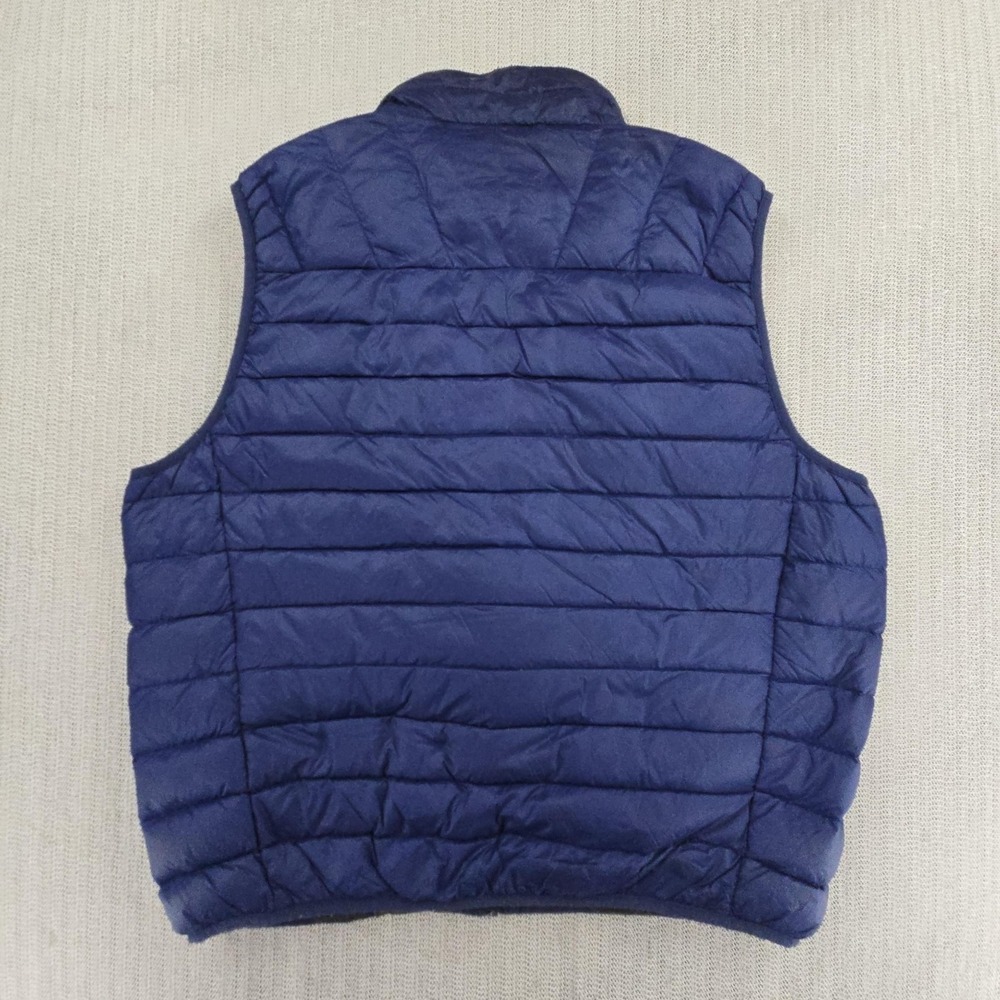 Hawke & Co Vest Mens XL Blue Down Puffer Full Zip Zip Pockets Outdoor HDN723S - Picture 9 of 10